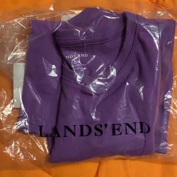 Lands’ End Purple Girl’s T-shirt size L/6X - Picture 5 of 5